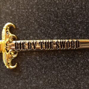Slayer pendant : die by the sword for necklace!!