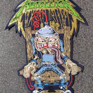 Metallica sparky shaped patch