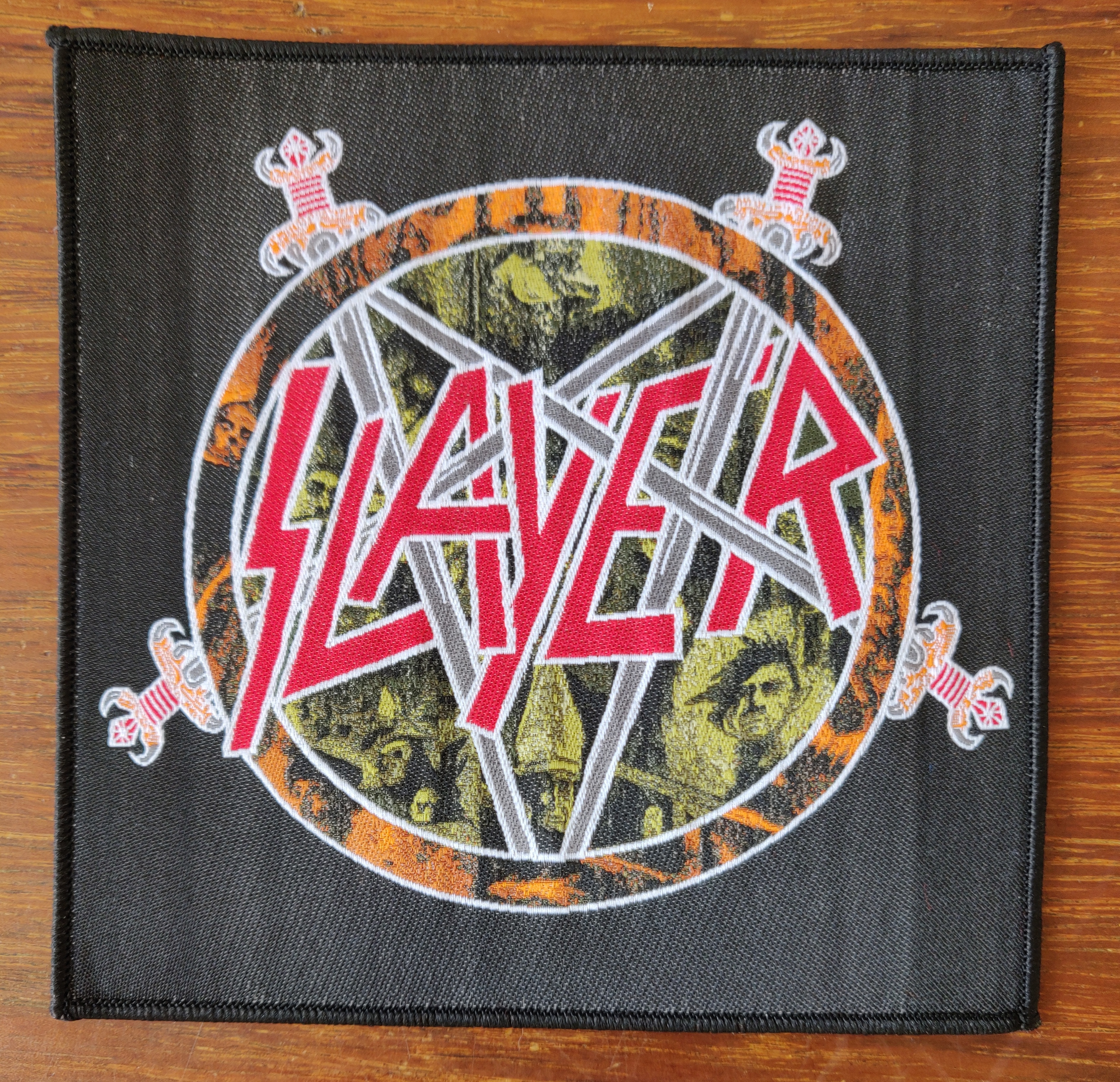 Slayer reign in blood/ reign in pain unshaped patch