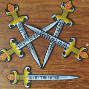 Slayer "Die By The Sword" woven patch