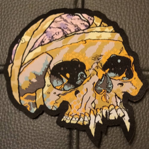 METALLICA "ONE "PATCHWOVEN SHAPED/LASER CUT PATCH Ion on :plane laser cut