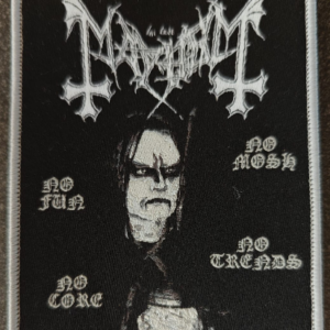 Mayhem patch woven